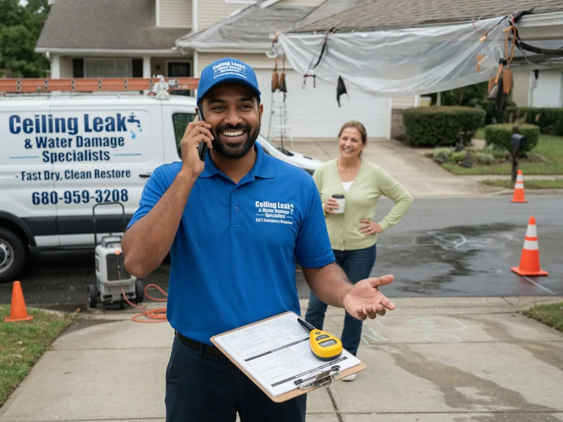 Ceiling Leak Cleanup Mccurtain, OK FAQs